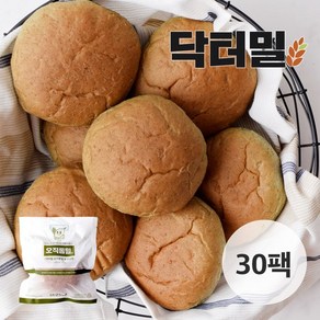 [닥터밀] 오직통밀 쑥모닝빵, 30개, 70g