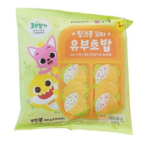 피코크 핑크퐁 꼬마유부초밥, 300g, 1개