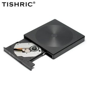 플로피디스크 USB 드라이브 디스켓 공디스크 외장형 리더기 TISHRIC DVD 외장 30 리더 CD 플레이어 버너 렉터 녹음기 광학 PC 노트북 노트북용