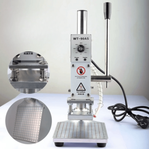 티셔츠프린팅기계 수동 스탬핑 로고 불박기 각인기, 미디엄, 1개