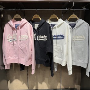 후아유 Patch Cop Hood Zip-up WHMZE2391F