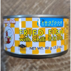 [태국 통조림]후라이드 피쉬 위드 칠리 FRIED FISH WITH CHILI 90g woldfood, 1개