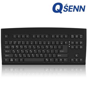 QSENN DT35 89 풀윤활 가스켓 유무선 기계식 키보드 블랙 (애플민트축 V1), 애플민트축