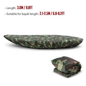 카약보호커버 전문 범용 카약 커버 카누 보트 방수 자외선 방지 먼지 보관 실드, 5) Camouflage 3 3m