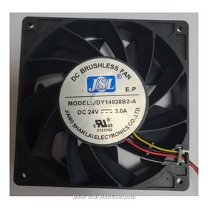 쿨링팬 140mm 24V 초강력 300CFM 오작동감지 FAN 낮은 고장율 인버터 충전기 BMS 용접기 서버랙 채굴기 컴퓨터 CPU 쿨러 냉각 팬 환풍기 셀프수리 AS 쿨러 교체, 1개