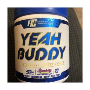 2-Ronnie Coleman Yeah Buddy Pre-Workout 30 servings (Strawberry Lemonade) 2 Pack 816486