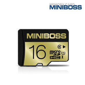 미니보스 micoSD카드 CLASS10 16GB 외장메모, TLC 16GB, 1개