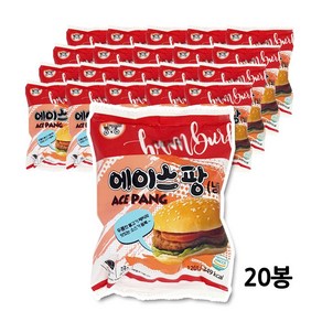 대신 에이스팡버거 120g 20봉 냉동 매점빵, 20개