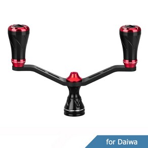 Gomexus Handle 스피닝 릴 핸들 Shimano Daiwa핸들 용 카본 에징 Vanfod Stadic Twinpowe 98mm 더블 튜닝 더블핸들 릴핸들 고멕서스 스, 8.Red  Daiwa - 98 mm, 1개