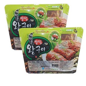 엄마손 까만콩 왕돼지 양념 왕구이-1.4kg(4대), 1개, 1.4kg