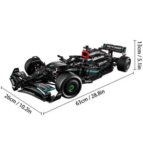 F1 42171 1:8 W14 슈퍼 레이스카 조립 블록 키덜트 어린이용 장난감 1642PCs