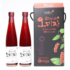 문경미소 오미자청 선물세트 2입, 2개, 500ml