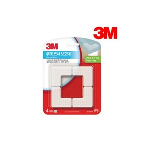 3M 투명코너보호대4P 안전 가드 모서리, 1개, 1개