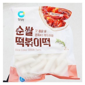 청정원 순쌀떡볶이떡, 1kg, 2개