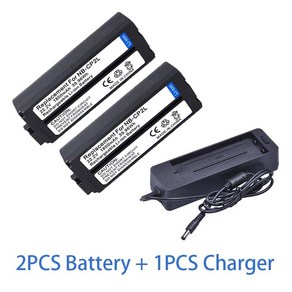 NB-CP2LH NB-CP2L 배터리 충전식 배터리 및 충전기 캐논 셀피 NB-CP1L CG-CP200 CP1500 CP1300 CP900 CP800 1800mAh, 2개