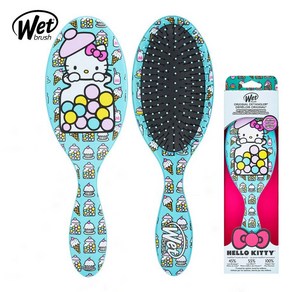 웻브러쉬 디즈니 프린세스 키티 겨울왕국 오리지널 디탱글러 WET BRUSH DISNEY PRINCESS KITTY FROZEN ORIGINAL DETANGLER, 1개, 키티민트