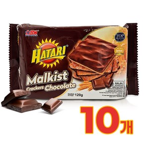 하타리 말키스트 초코 크래커, 120g, 10개