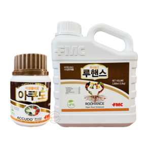 [농사마트] 아쿠도 100ml x 1병 루핸스 2L x 1병 세트 FMC코리아 에코 사은품 계량컵, 1세트, 1.1L