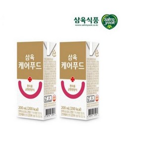 삼육케어푸드 균형영양식 200ml 24팩, ONE COLOR, 24개, 0.2l