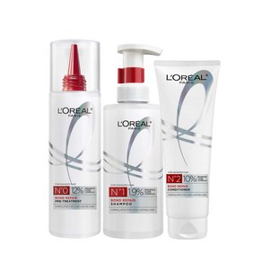 LOREALPARIS SET 본드 리페어 3종 프리 트리트먼트 +샴푸+헤어팩, 1개