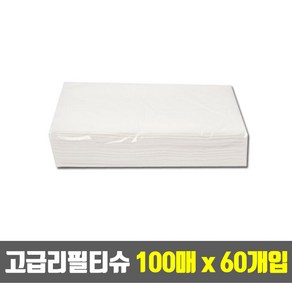 대신제지 고급리필티슈 100 x 60개입 (총 6000매)