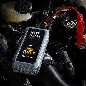 크라우드 12 000mAh 점프스타터 JS-12A 대용량 파워뱅크 보조배터리, 1개