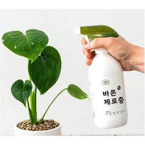 식물 제로충 500ml 친환경 식물살충제 깍지벌레약 화초진드기 응애퇴치 식물관리제 뿌리파리