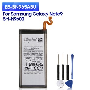 삼성 갤럭시 노트 9 용 교체 배터리 EB-BN965ABU 노트 9 SM-N9600 N960F N960U N960N N960W SM-N960X 4000