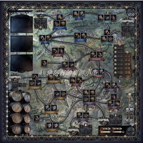 브라스 버밍엄 랭커셔 보드게임 패드 플레이매트 (BRASS playmat), 버밍엄 낮 60, 1개