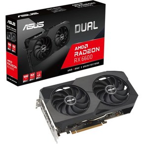 ASUS DUAL RX7800XT O16G GDDR6X PCIe 4.0 12GB HDMI 2.1 DisplayPot, Dual Fans_RX66008G, 1개