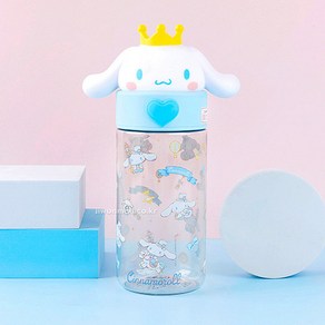 산리오 시나모롤 입체 피규어 물통 500ml