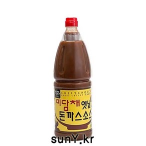 미담채 옛날 돈가스 소스 1.9kg 1BOX(8개), 8개