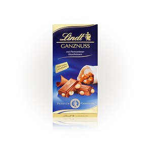 린트 Tafel 통헤즐넛 초콜릿 100g Lindt, 1개