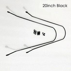 팻 바이크 머드가드 지지대 타이어 펜더 스노우 프론트 리어 휠, 1개, 2.20x4.0 Inch Black