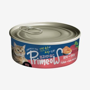 프리미요 고양이 간식캔 85g, 24개, 참치+연어