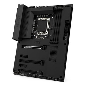 NZXT N7 Z790 마더보드 블랙 인텔 칩셋 12세대 13세대 CPU 지원 ATX 게이밍 I/O 쉴드 Wi-Fi 6E 연결 블루투스 (N7-Z79XT-B1), 블랙_AMD B650E 칩셋, 1개