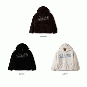 후아유 공용 시그니처 퍼플리스 패치 후드집업 Signatue Fufleece Patch Hood Zip-up WHMZE4V22U