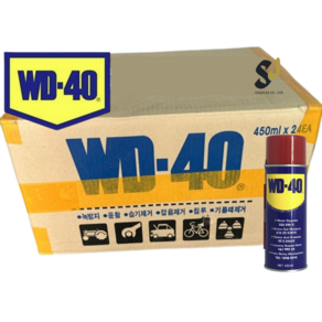 [BOX 판매] WD-40 450ml 구형 24개입 방청유 윤활제 스프레이 녹방지 벡스 WD40, 1세트