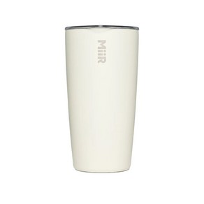 MiiR 미르 베큠 인슐레이티드 텀블러(슬라이드뚜껑), 16온스(473ml)-샌드스톤 화이트