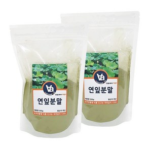 어썸티 국산 연잎 가루 분말, 300g, 2개