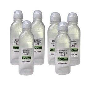 셀러제이스 [흐르지않는] 거꾸로 소스통 300ml(3p) + 500ml(3p), 1개