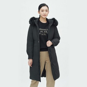 베스띠벨리 23F/W 플랩 퍼 후드 덕 다운 코트 BHH7627BK