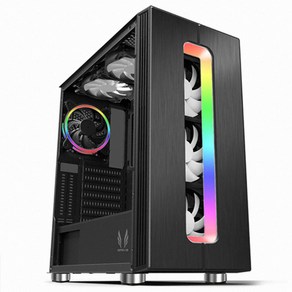 쓰리알시스템 S700CP RGB Espesso CT PC케이스 미들타워, 1개