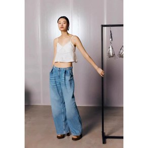 ZARA 자라 데님 와이드핏팬츠 캐주얼 청바지 5862157 5862/157