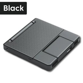 생활용품잡화 7-in-1 다기능 카드 리더 스토리지 박스 SD 마이크로 케이스 OTG 어댑터 USB 2.0 C 타입, [01] Black, 1개