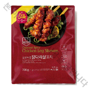 소디프 숯불매콤 닭다리살꼬치, 1개, 700g