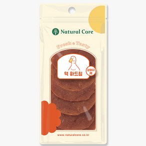 네츄럴코어 강아지 오리 하드칩 건조간식, 오리고기, 40g, 20개