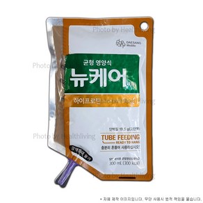 대상웰라이프 뉴케어 하이프로틴 RTH 파우치 300ml 400ml x 20팩 경관식 피딩줄 포함