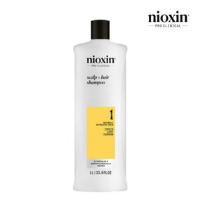 NIOXIN 니옥신 시스템1 샴푸 1000ml 최신리뉴얼패키지