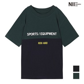 [NII] 아동 반반 배색 티셔츠_2NNKARUM4426